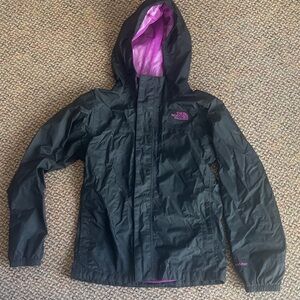 The North Face Black Jacket with Pink Accents